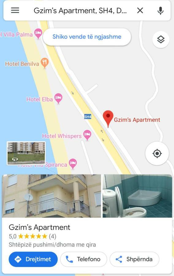 Gzim'S Apartment Durrës Zewnętrze zdjęcie